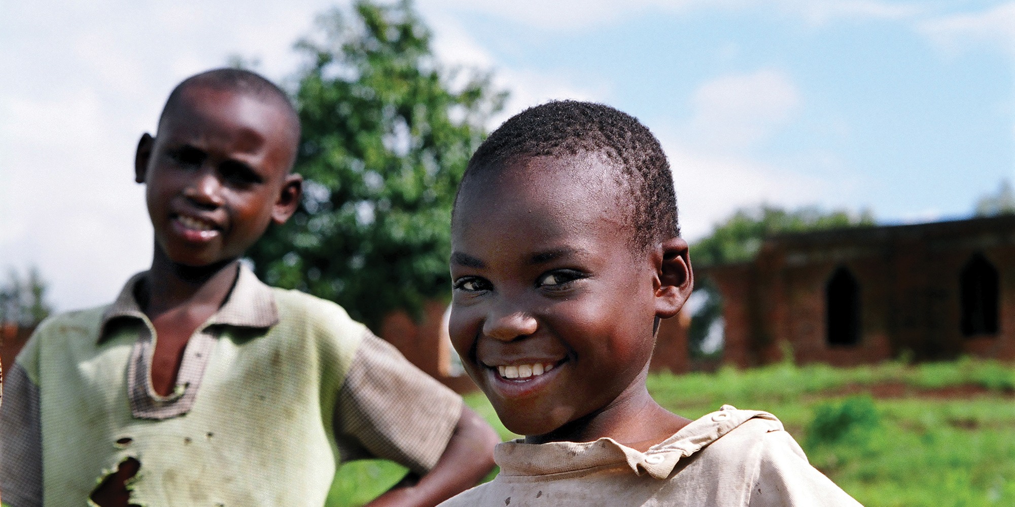 Rwandan Children smiling